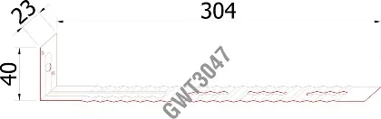 Chi tiết kỹ thuật Bát liên kết GWT3040230400070000 (bát thép mạ kẽm, liên kết 