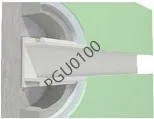Minh họa ứng dụng Nẹp hoàn thiện ron âm PGU0100050190000W01 (uPVC, PGU0100)