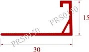 Chi tiết kỹ thuật Nẹp hoàn thiện điểm dừng PRS0150300000000W01 (uPVC, PRS0150)