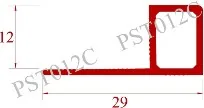 Chi tiết kỹ thuật Nẹp hoàn thiện mép ốp gạch men PST012029000000CW01 (uPVC, PS