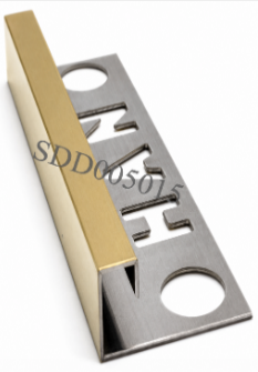 Hình ảnh sản phẩm Nẹp trang trí điểm phân cách SDD005015000000LG02 (inox vàng 